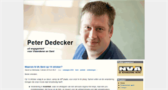 Desktop Screenshot of peterdedecker.eu